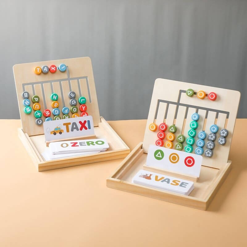 Alphabet educational toy learning shapes letters gift idea birthday