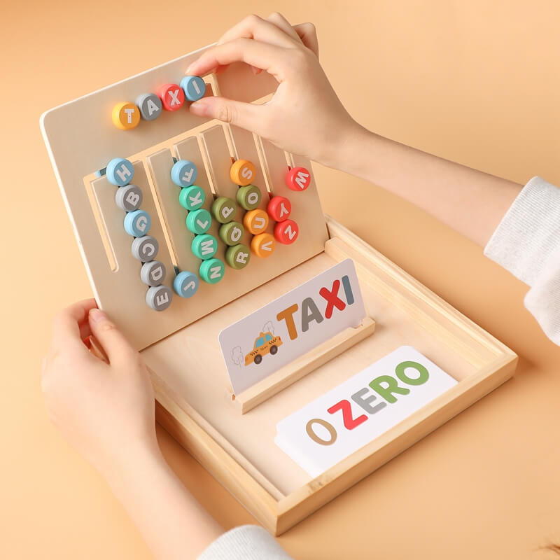 Alphabet educational toy learning shapes letters gift idea birthday christmas