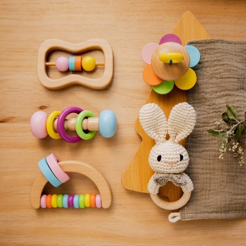Montessori gift idea motor skills Handmade crochet Birthday