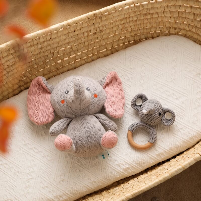 Handmade Crochet Doll Rattle Gift idea Birthday