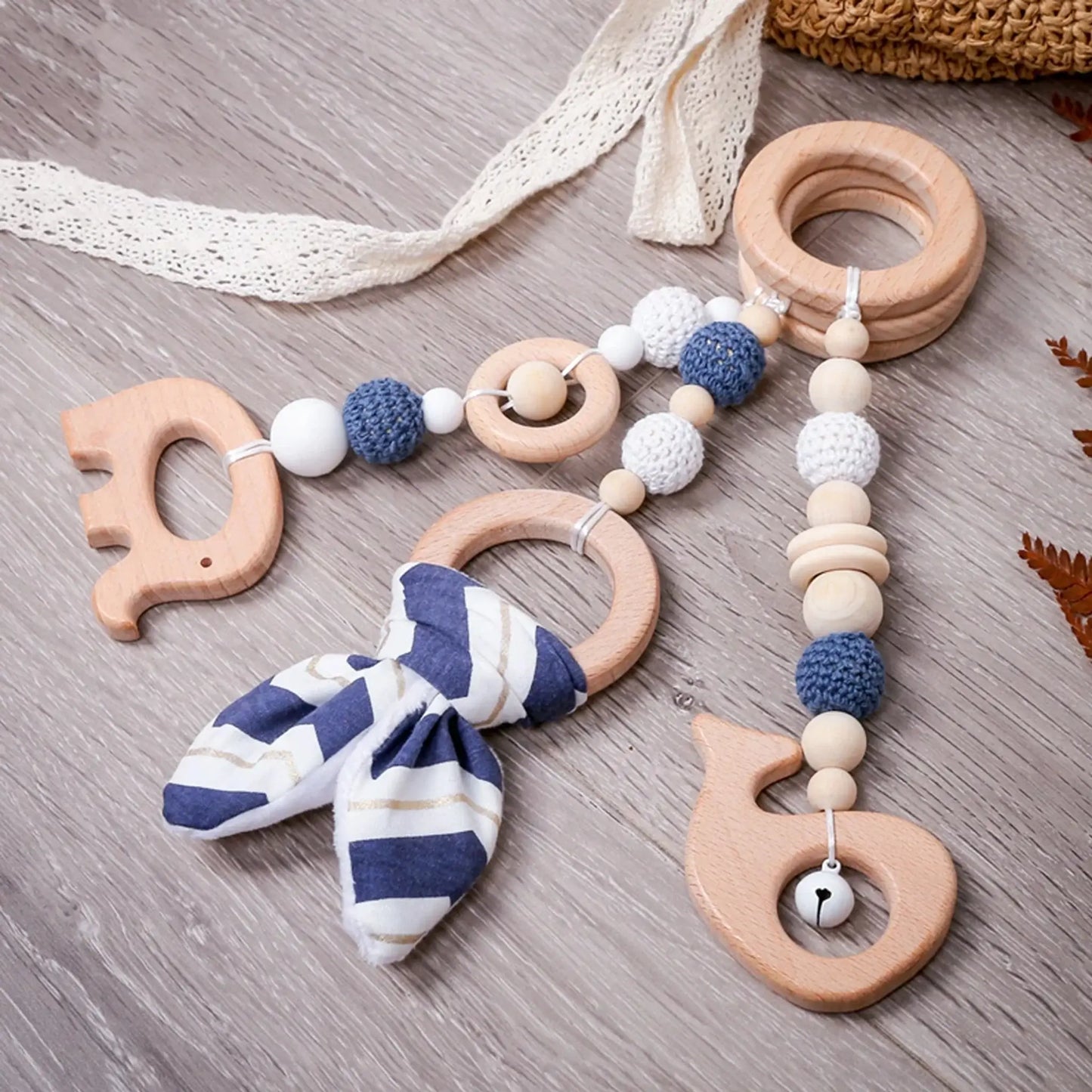 BLUE HANGING TOYS