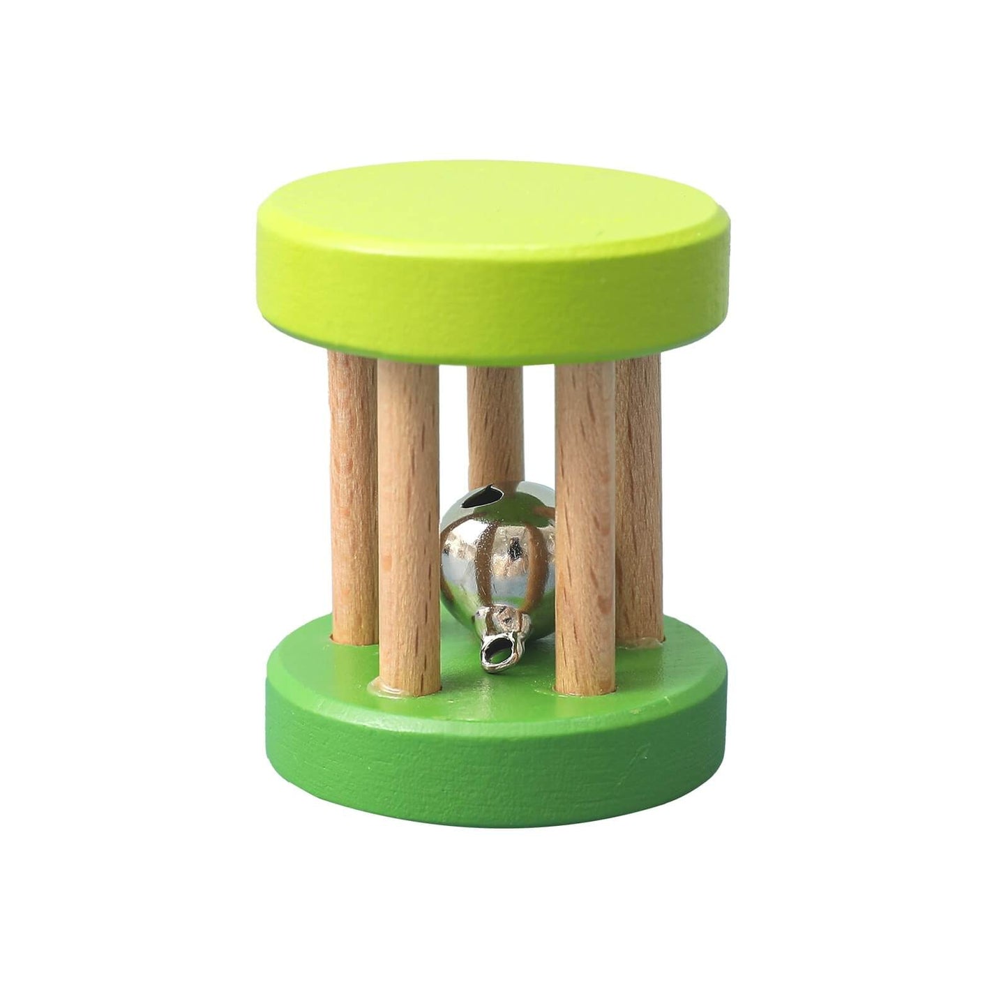 Natural Wood Rattle Montessori Gift Birthday Christmas baby