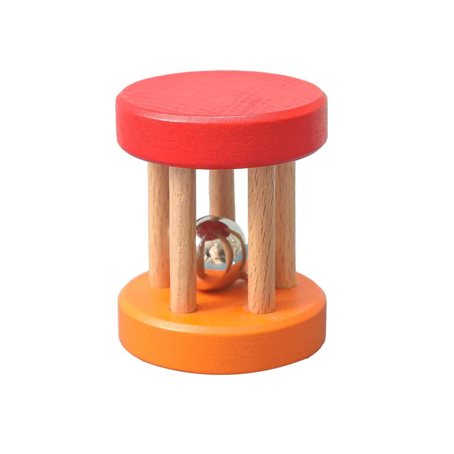 Natural Wood Rattle Montessori Gift toddler