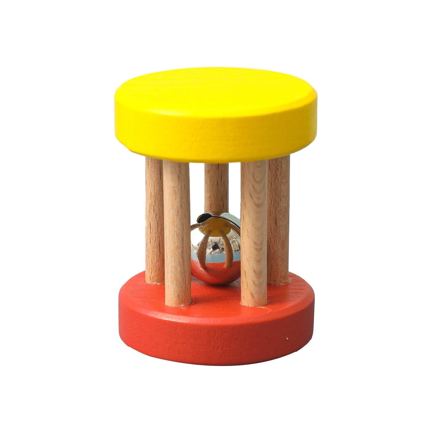 Natural Wood Rattle Montessori Gift idea baby