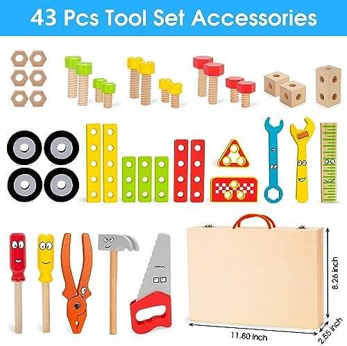 Montessori Wooden ToolBox