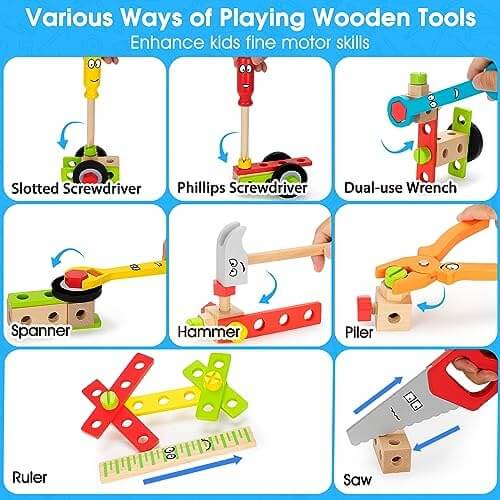 Montessori Wooden ToolBox