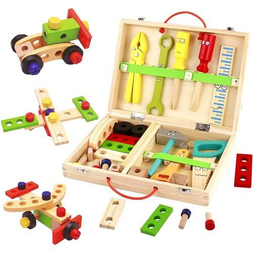 Montessori Wooden ToolBox