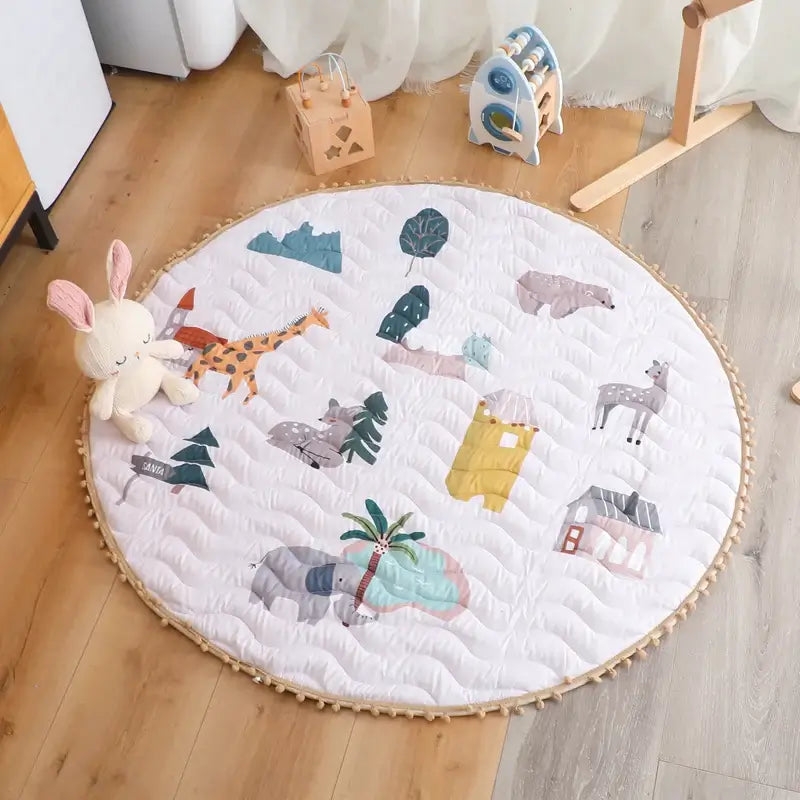 Play Mat Crawling Montessori Gift cotton