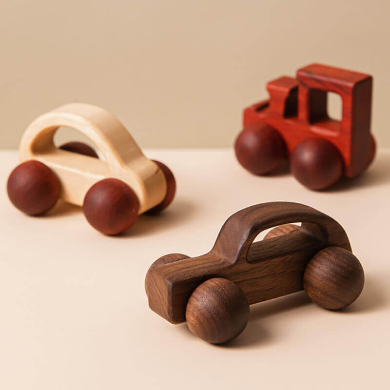 Wooden gift Nordic Car Truck Train Montessori toddler