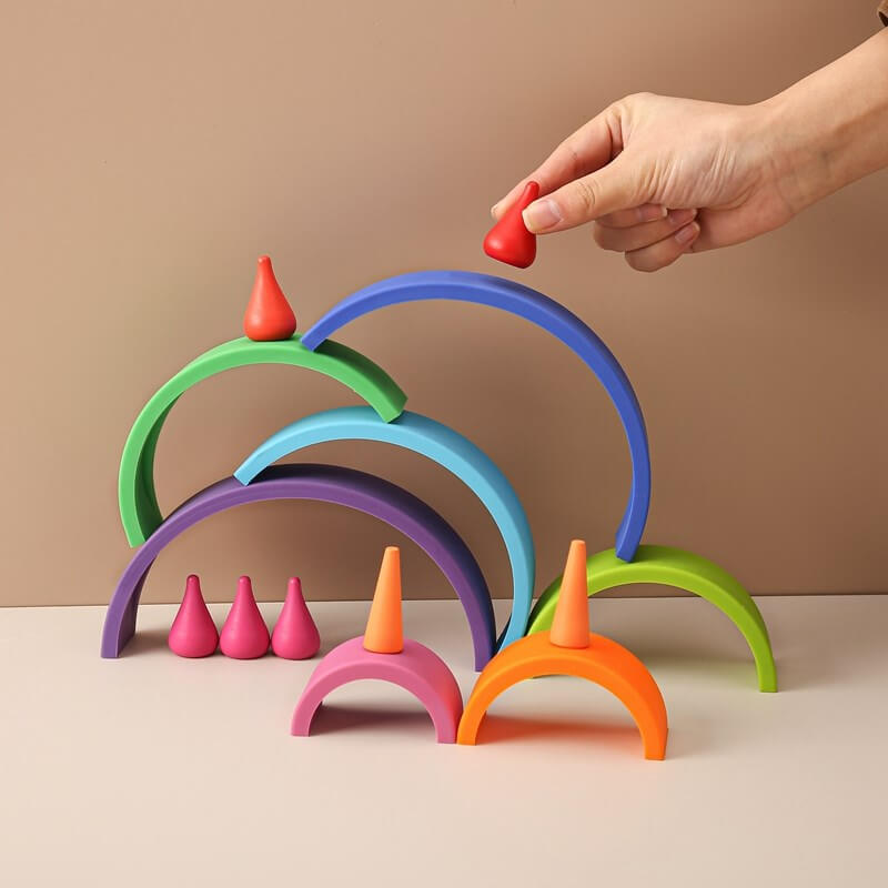 Montessori Educational Toys Rainbow gift idea