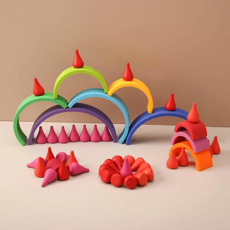Montessori Educational Toys Rainbow gift birthday