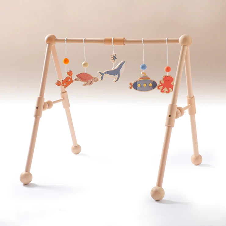 Play Gym Pack with Ocean Animals - Stimulate your baby's imagination with an ocean-themed play gym