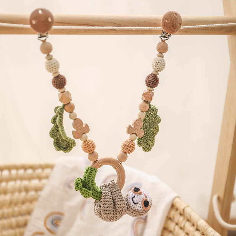 Montessori TEETHING CROCHET DOLL gift idea first age