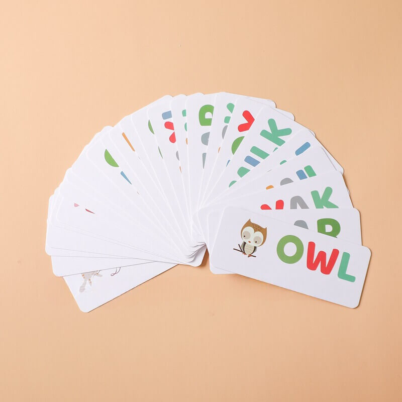 cards Alphabet educational toy learning shapes letters gift idea 