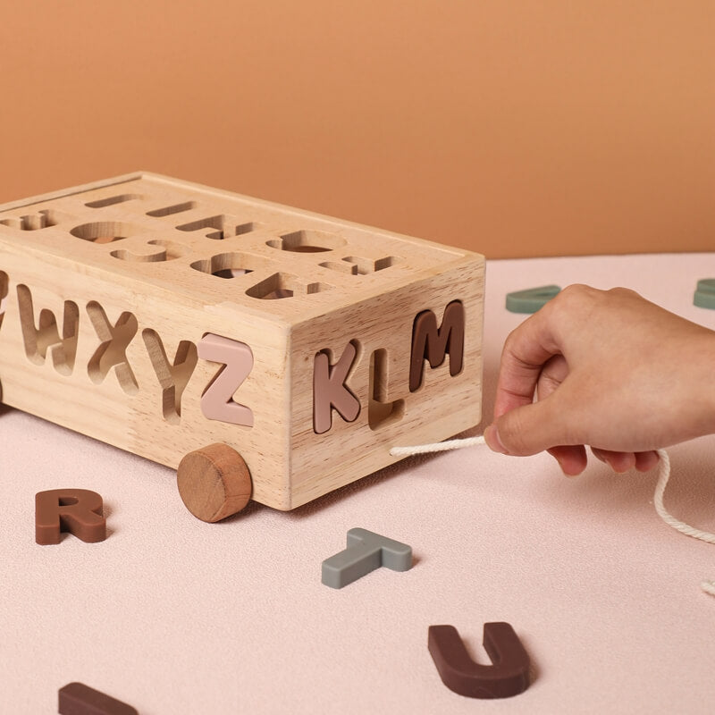 Letters learning Montessori truck alphabet birthday christmas