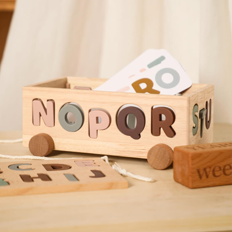 Letters learning Montessori truck alphabet funny