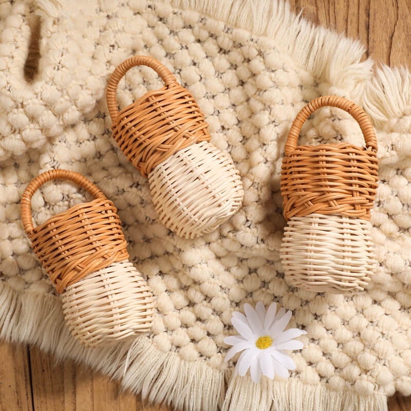 Natural organic material Rattle Toddler gift idea