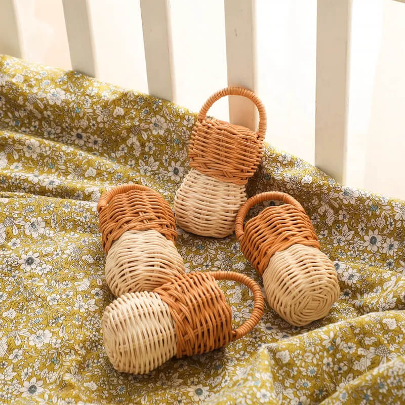 Natural Material Rattle Toddler gift idea