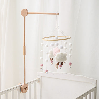 Baby mobile holder  eco-friendly quality wood Baby crib bedbell