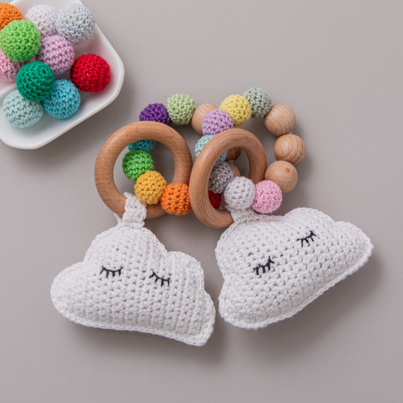 Handmade Crochet Gift Idea Rattle 