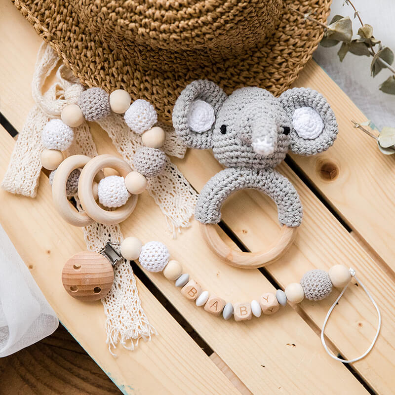 Handmade Crochet Teether gift cute gift