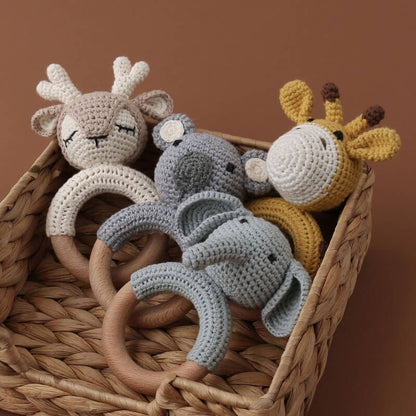 Handmade Crochet Teether gift birthday