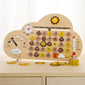 Educational Toy Wheather Calendar Montessori Wood Quality