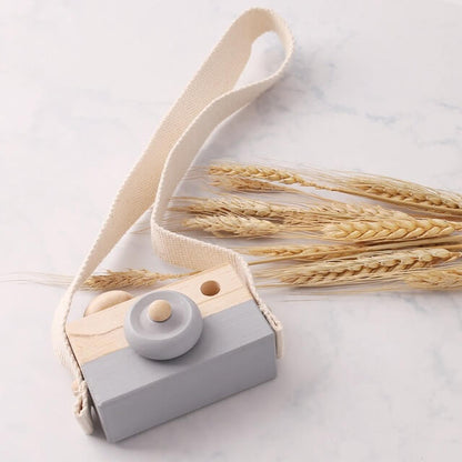 organic wood montessori gift toddler camera 