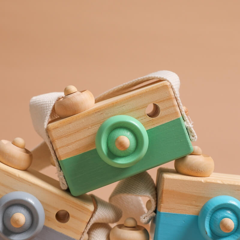 Wooden montessori gift toddler camera gift birthday 