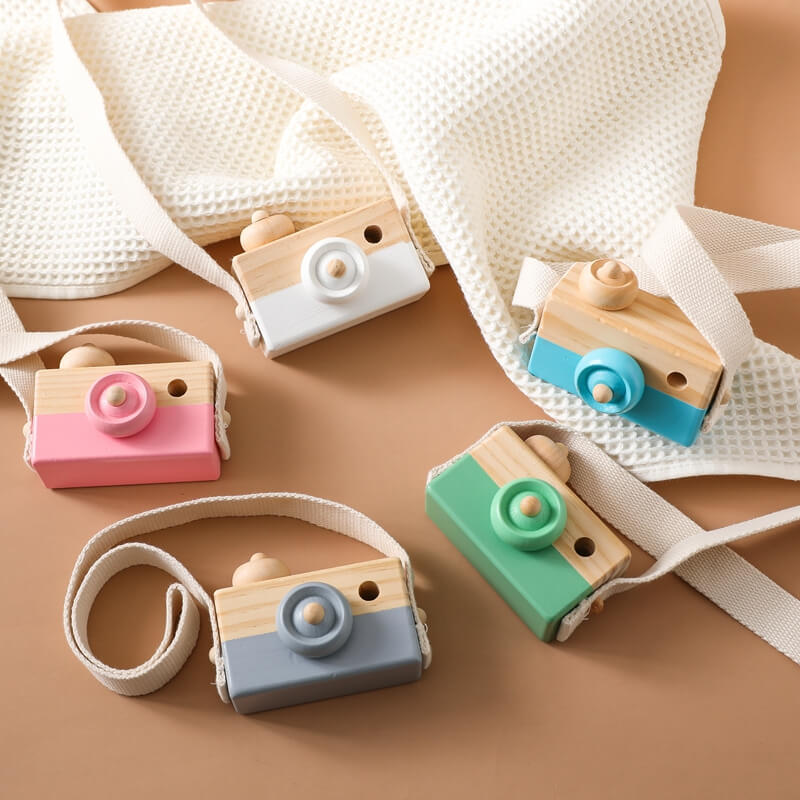 Wooden montessori gift toddler camera  gift birthday