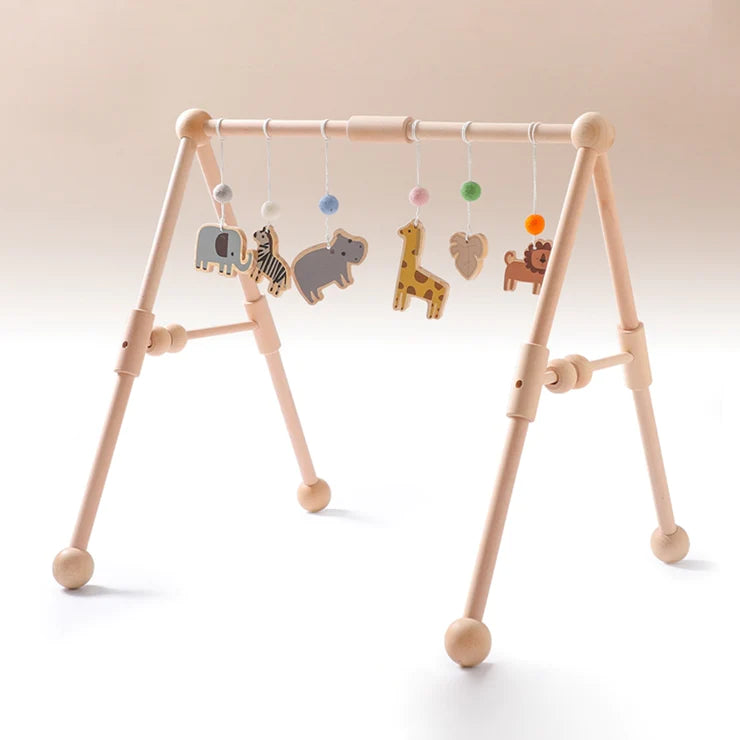 Play Gym Pack Savana Animals - Jungle-themed baby play gym featuring various savanna animals