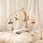 SEA BABY GYM SET wooden play arch five sea-themed hanging toys fine motor skills hand-eye coordination development. new born baby babies new parents gift birthday christmas baby shower wood high quality safe practical