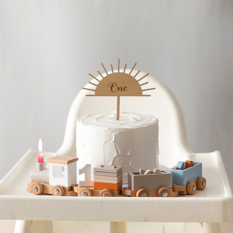 Wooden Train Set, hands-on learning, problem-solving, cognitive development, spatial awareness, fine motor skills, educational toy, birthdays, Christmas, Easter, Hanukkah, Halloween, Valentine's Day, Kwanzaa.