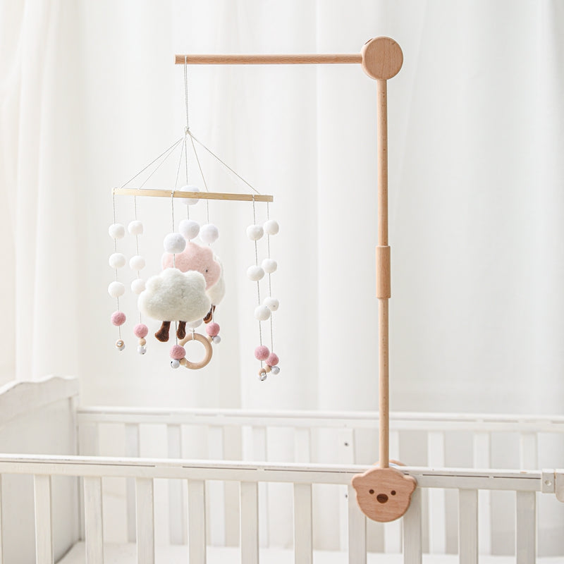 Bedbell eco-friendly wood, Baby mobile holder montessori