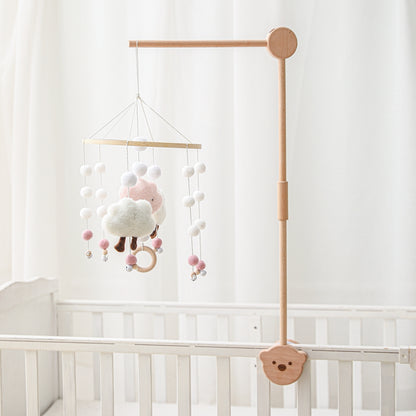 Bedbell eco-friendly wood, Baby mobile holder montessori