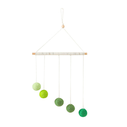Colorful Bed Bell Mobile holder Montessori  green